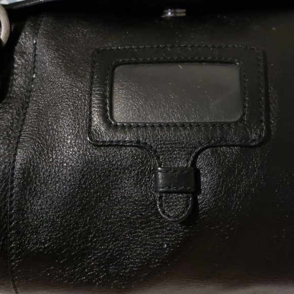 Philosophy di Alberta Ferretti Vintage Black Leather Designer Bag Ultra Soft - Picture 7 of 8